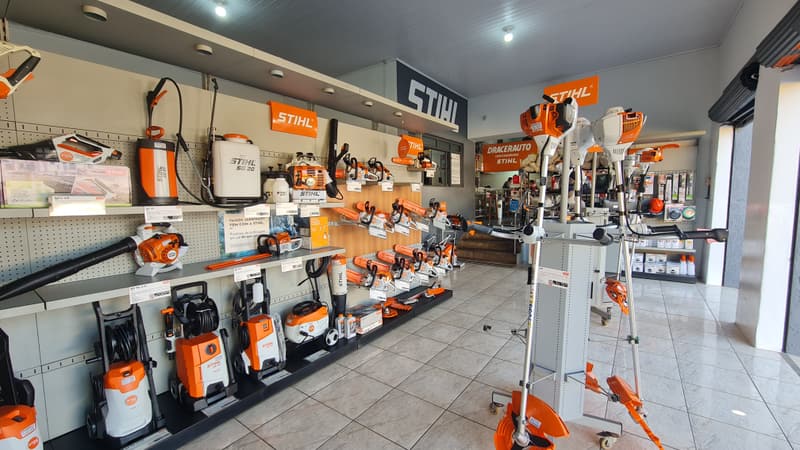 Corredor da concessionária STIHL