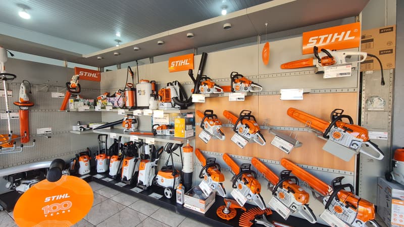 Exposição de motosserras STIHL
